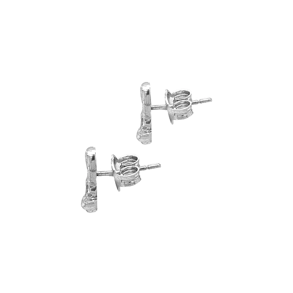 Vòng tai thỏ vàng đính đá zircon