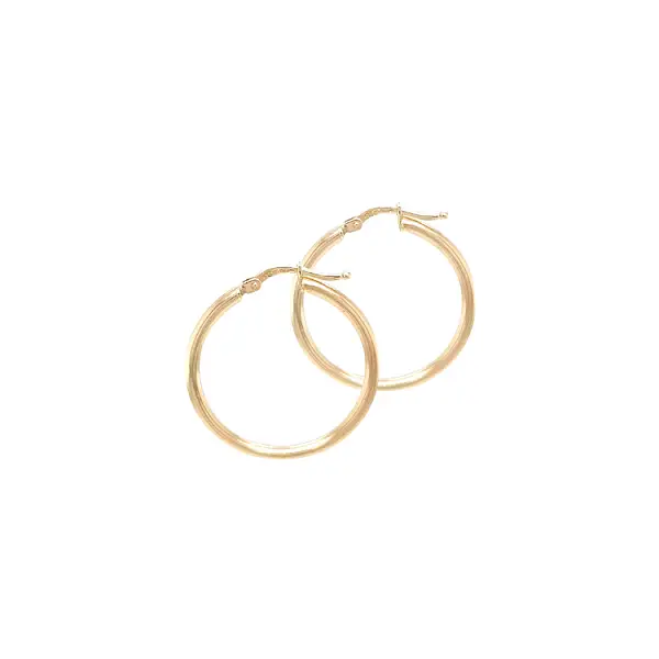 Vòng tai tròn vàng