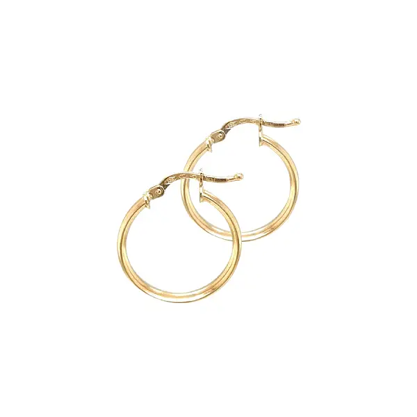 Vòng tai tròn vàng