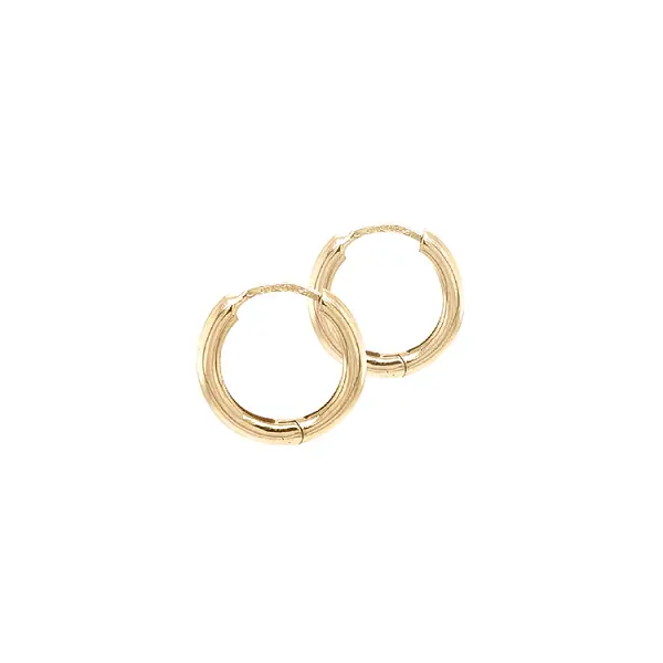 Vòng tai vàng hình tròn