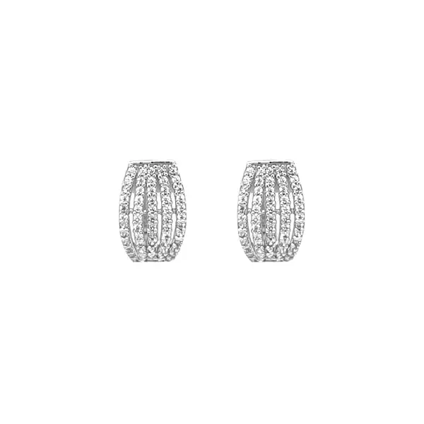 Vòng tai vàng đính đá zircon