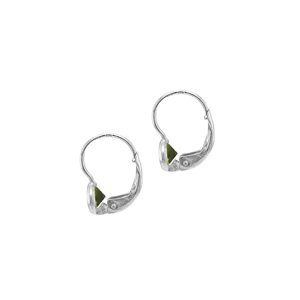 Vòng tai vàng đính đá zircon