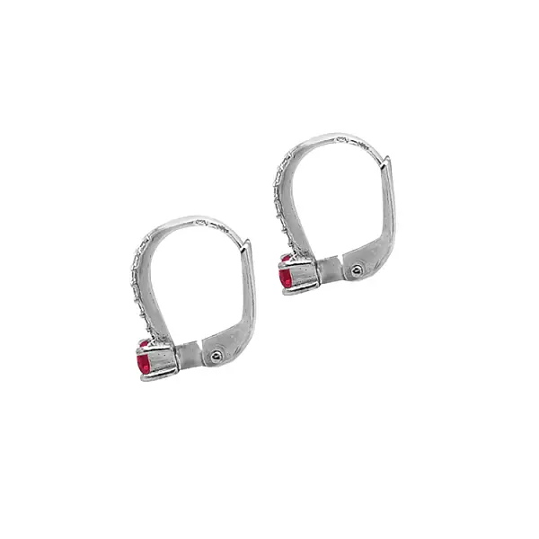 Vòng tai vàng đính đá zircon