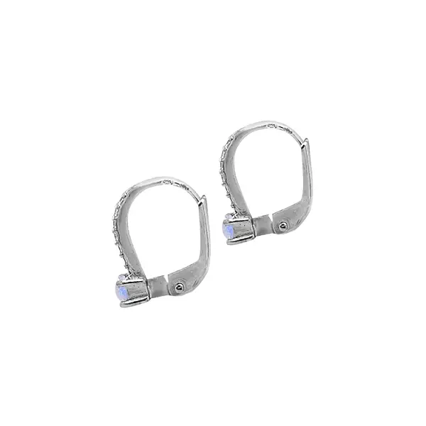 Vòng tai vàng đính đá zircon