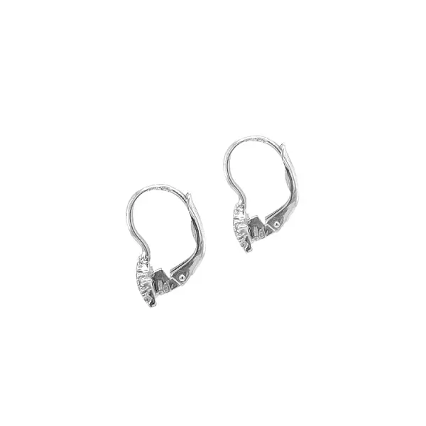 Vòng tai vàng hình sao biển đính đá zircon