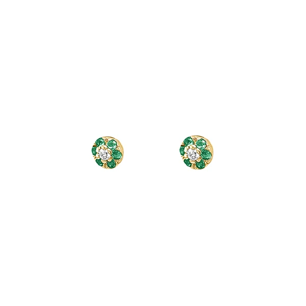 Vòng tai vàng Vòng tai đính đá zircon