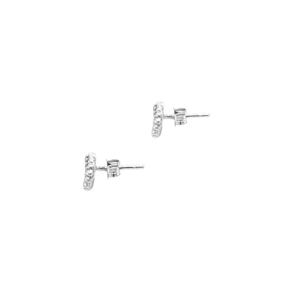 Vòng tai vàng đính đá zircon