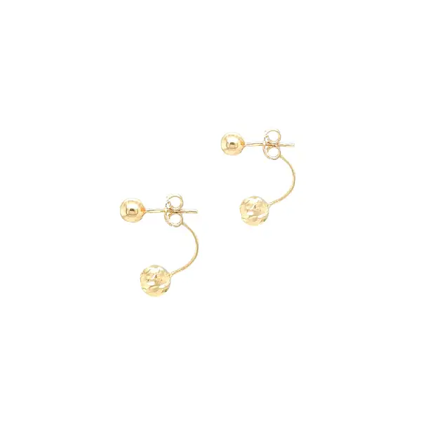 Vòng tai vàng hạt