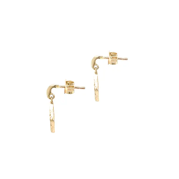 Vòng tai vàng đính đá zircon