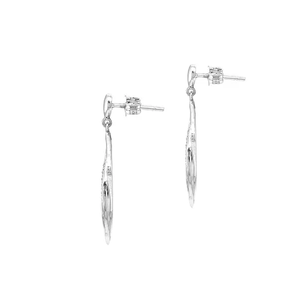 Vòng tai vàng đính đá zircon