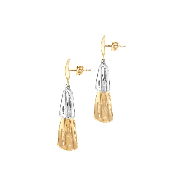 Khuyên tai làm từ vàng kết hợp