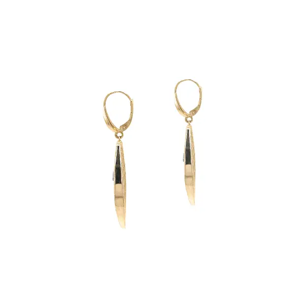 Vòng tai vàng pha vàng