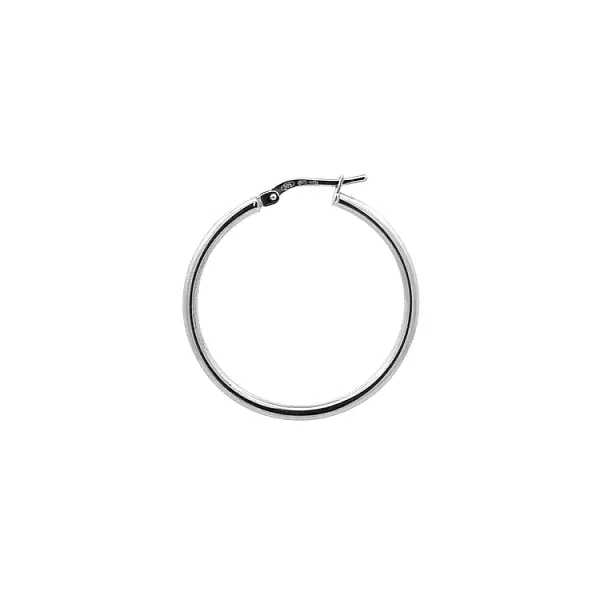 Vòng tai tròn vàng trắng