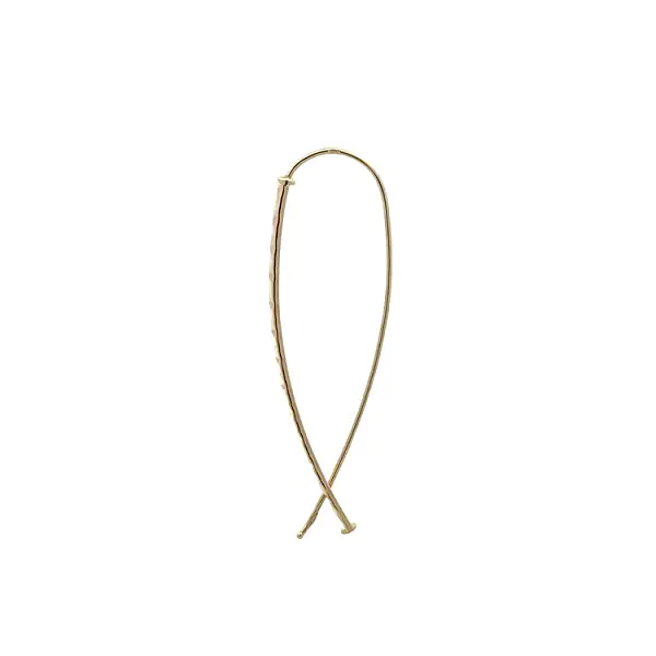 Vòng tai vàng đính đá lủng lẳng