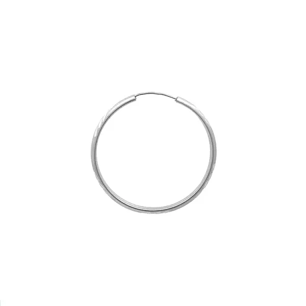 Vòng tai tròn vàng trắng cho nữ