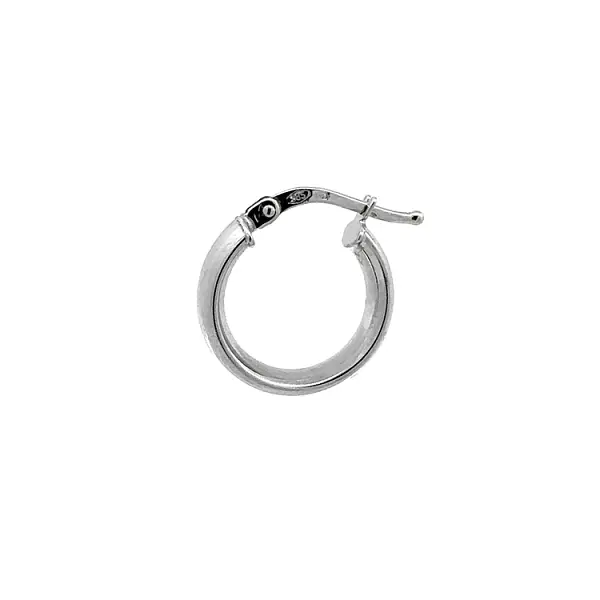 Vòng tai tròn vàng trắng