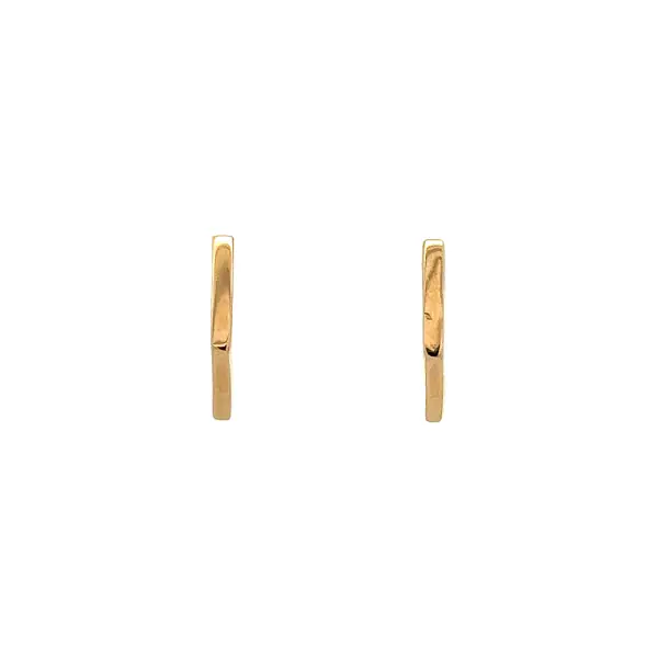 Vòng tai tròn vàng