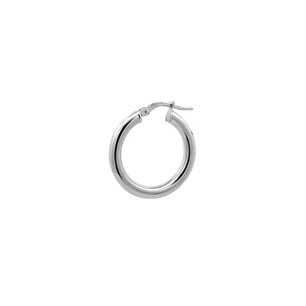 Vòng tai tròn vàng trắng