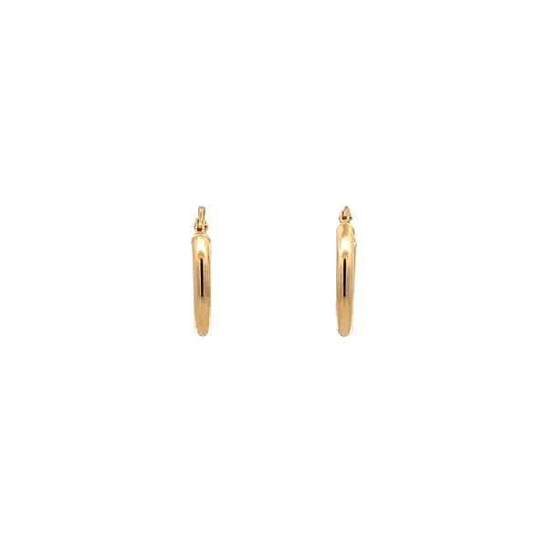 Vòng tai tròn vàng