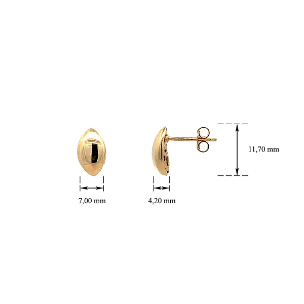 Vòng tai vàng Peck