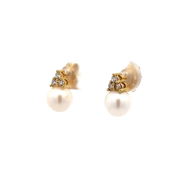 Vòng tai ngọc trai và zirconia