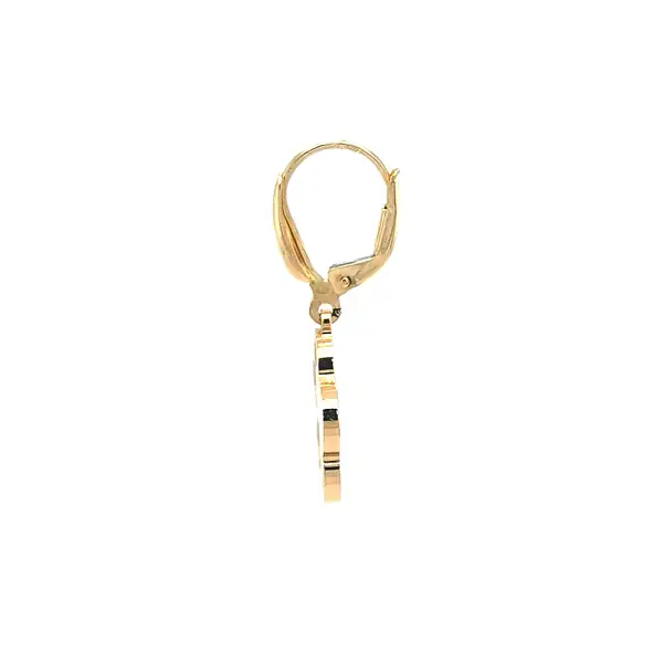 Vòng tai vàng đính ngọc trai