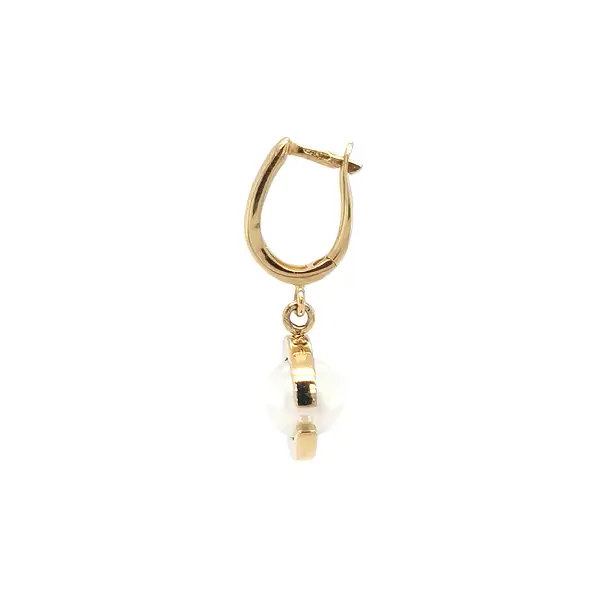 Vòng tai vàng đính ngọc trai