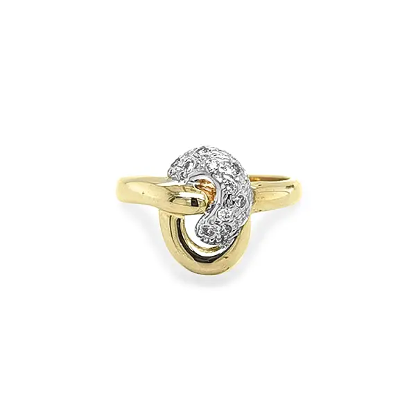 Nhẫn vàng đính đá zircon