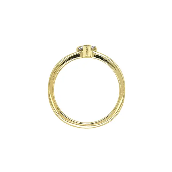 Nhẫn vàng đính đá zircon