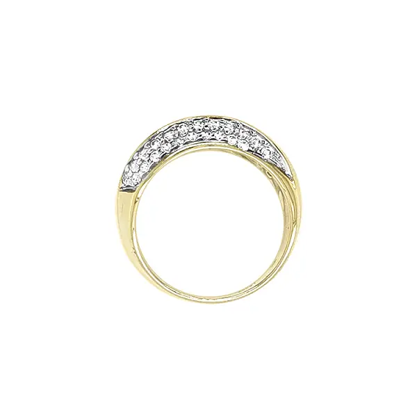 Nhẫn vàng đính đá zircon