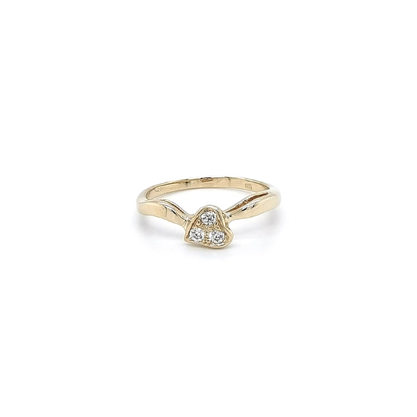 Nhẫn vàng đính đá zircon