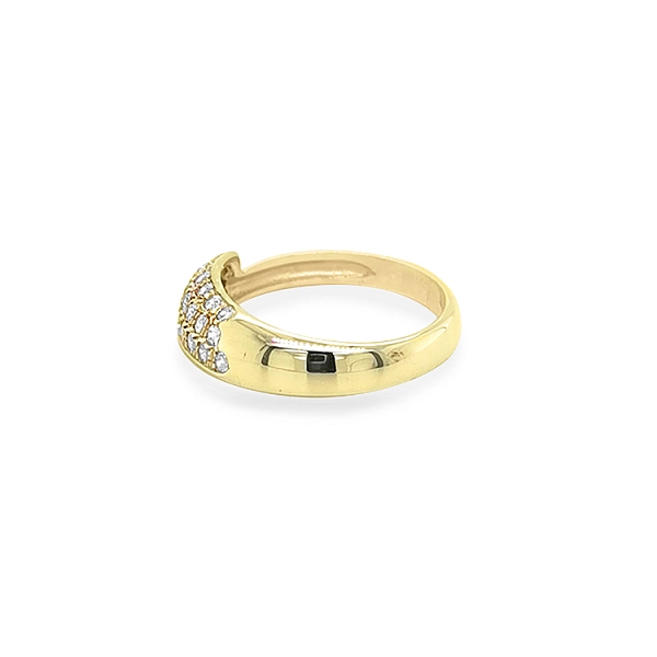 Nhẫn vàng đính đá zircon