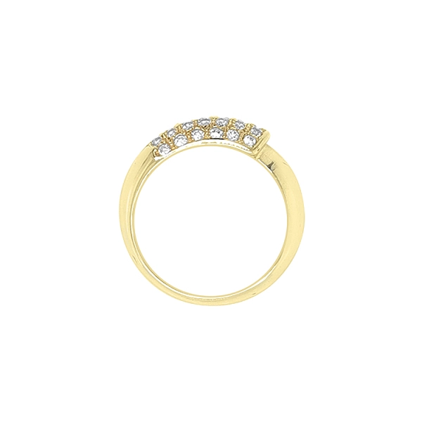 Nhẫn vàng đính đá zircon