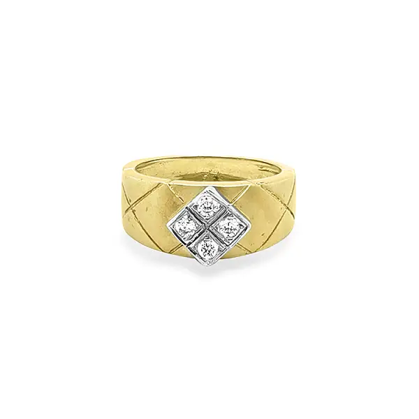 Nhẫn vàng đính đá zircon