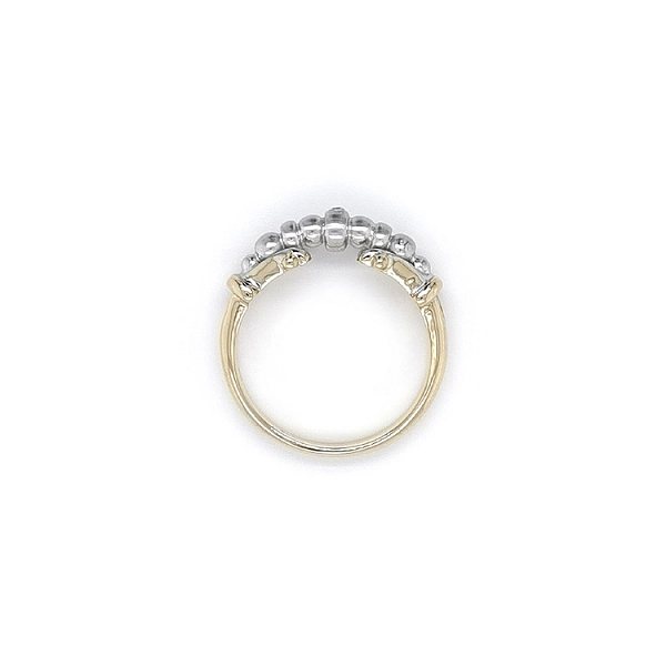 Nhẫn đính đá zircon làm từ vàng kết hợp