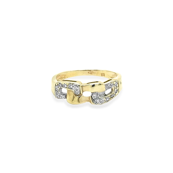 Nhẫn vàng đính đá zircon