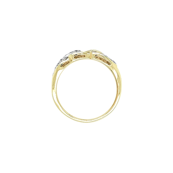 Nhẫn vàng đính đá zircon