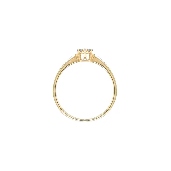 Nhẫn vàng đính đá zircon