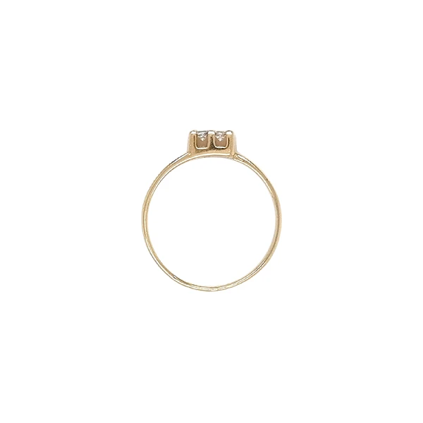 Nhẫn nữ vàng đính đá zircon
