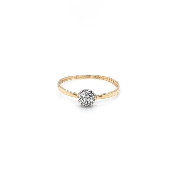 Nhẫn nữ vàng đính đá zircon