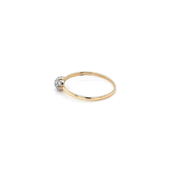 Nhẫn nữ vàng đính đá zircon
