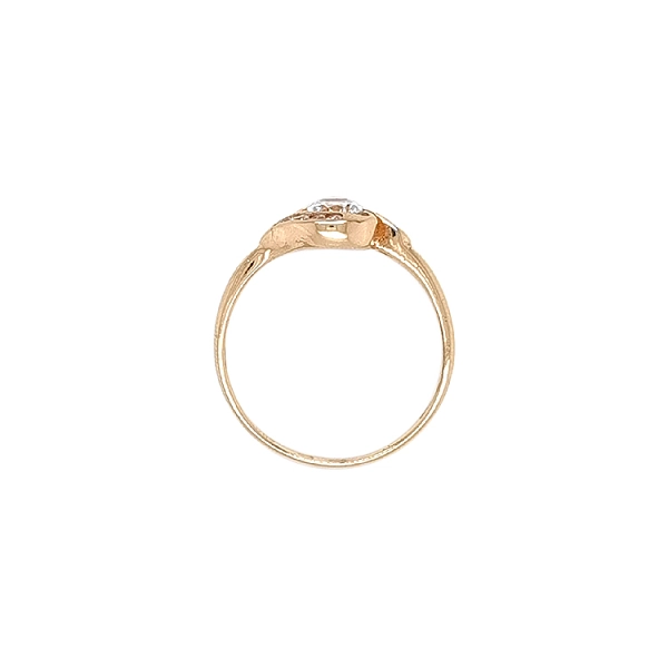 Nhẫn vàng đính đá zircon