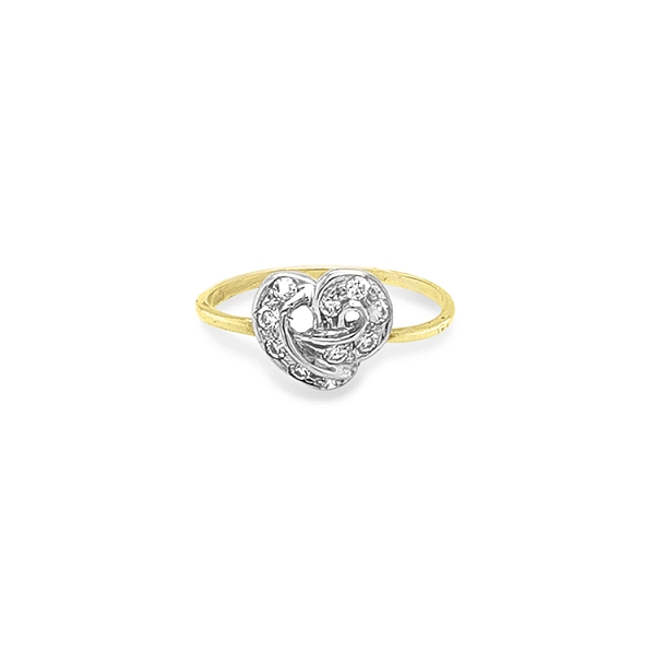 Nhẫn vàng đính đá zircon