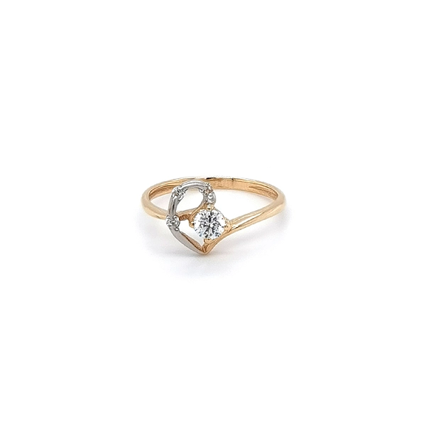 Nhẫn vàng đính đá zircon