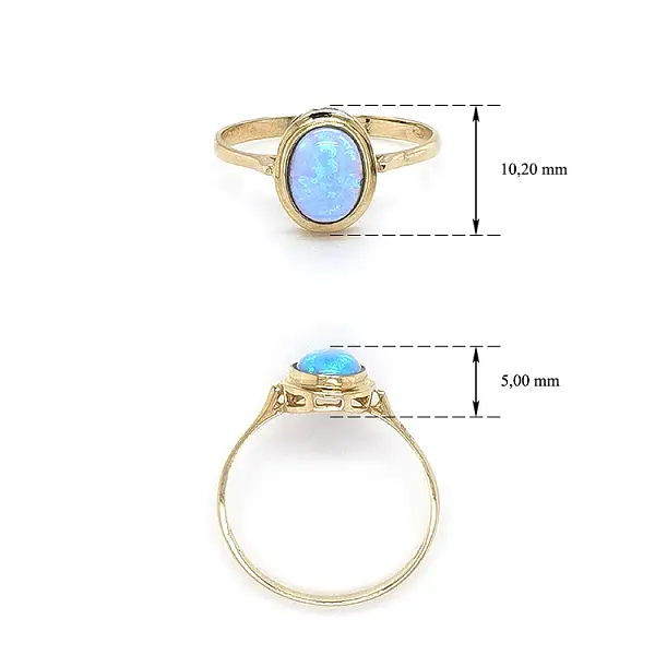 Nhẫn vàng đính ngọc bích xanh