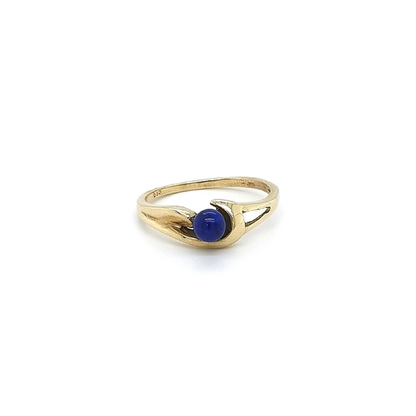 Vòng cổ vàng với đá lapis lazuli
