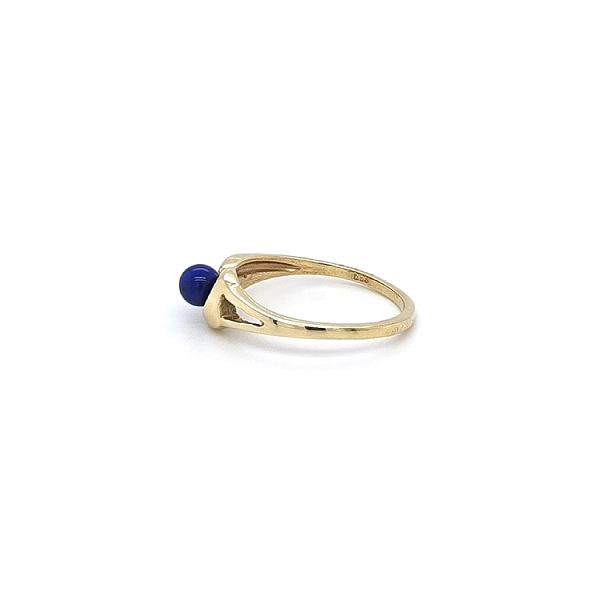 Vòng cổ vàng với đá lapis lazuli