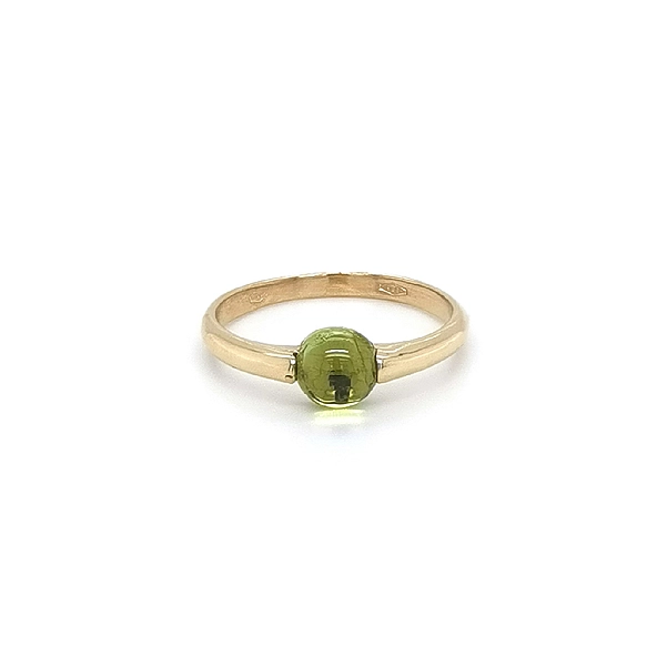Nhẫn vàng đính đá peridot