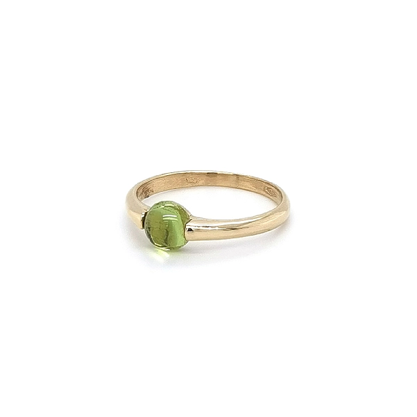 Nhẫn vàng đính đá peridot