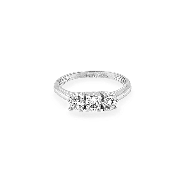 Nhẫn vàng đính đá zircon